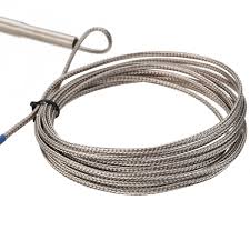 K Type Diameter 6mm Length 200mm Thermo couple 3.5 mtrs