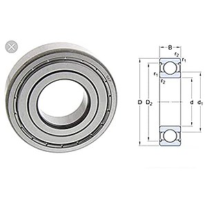 Bearing 6213-2RS1 (FAG)*