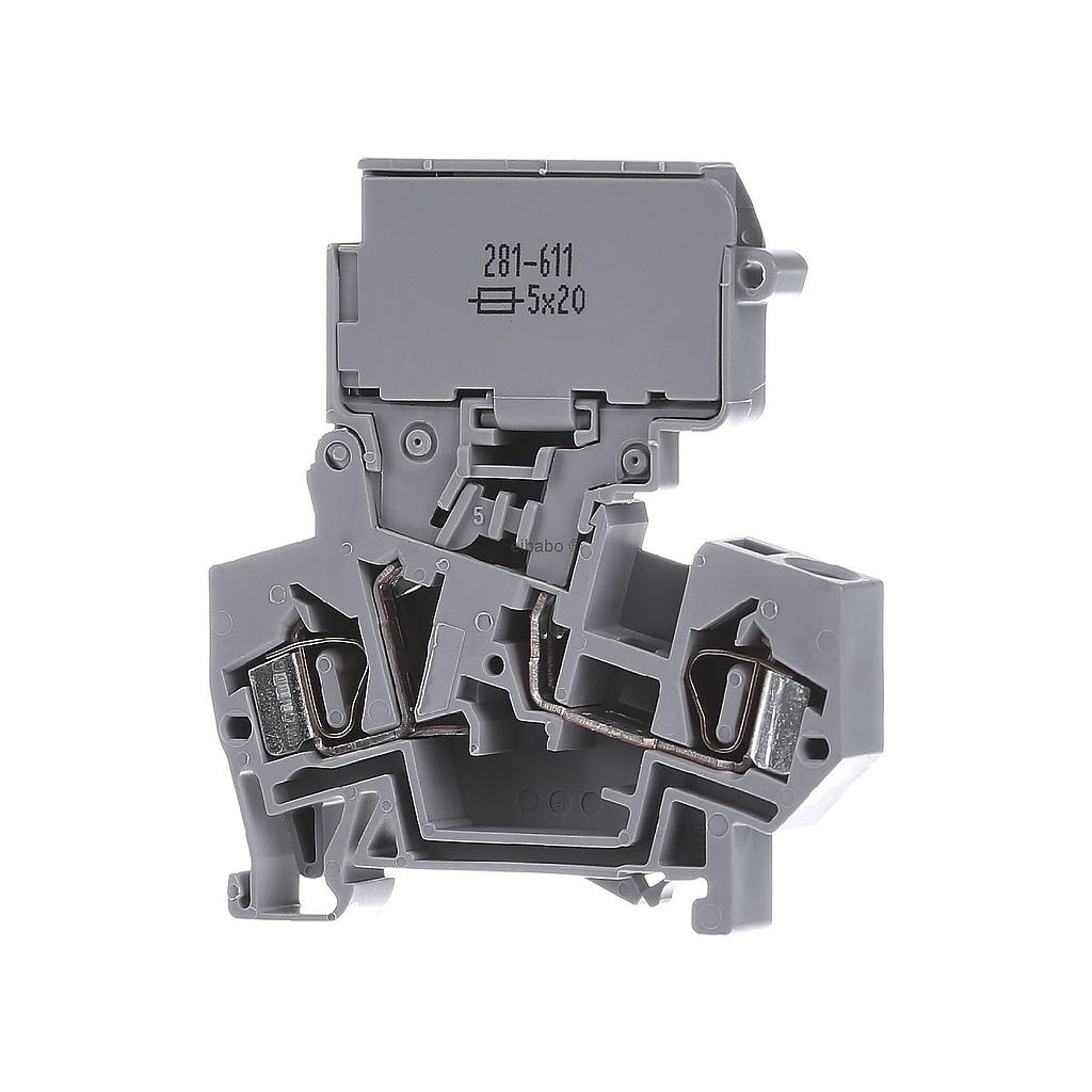 Fuse holder 4 sq mm WAGO 281-611